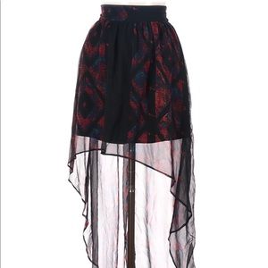 SACHI HIGH/LOW CHIFFON SKIRT